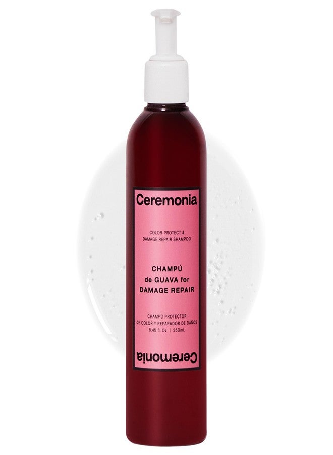 Ceremonia Guava Protect & Repair Shampoo with Aloe Vera for Damaged and Color Treated Hair, 8.45 Fl Oz | 250 mL - Image 1